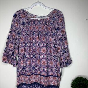 Croft & Barrow XXL Boho Top New With Tags